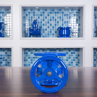 Όλκιά Handwheel PN16 PN10 QT450 βαλβίδων πυλών καθισμάτων σιδήρου ελαστικά γερμανικά πρότυπα